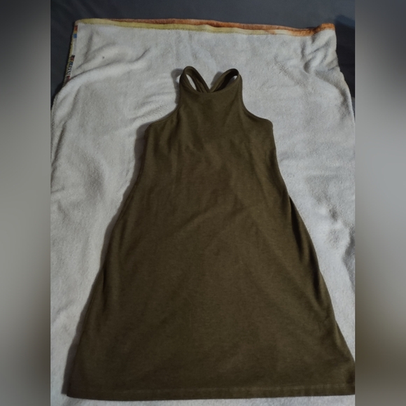 Beyond Yoga Olive Green Sleeveless Dress/Size Small - Picture 1 of 6